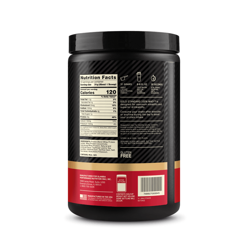 Optimum Nutrition Whey Protein Vanilla Ice Cream 310Gr. - Imagen 3