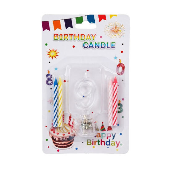 Party Candles Velas De Cumpleaños X 5 Unidades Con Luces 39713
