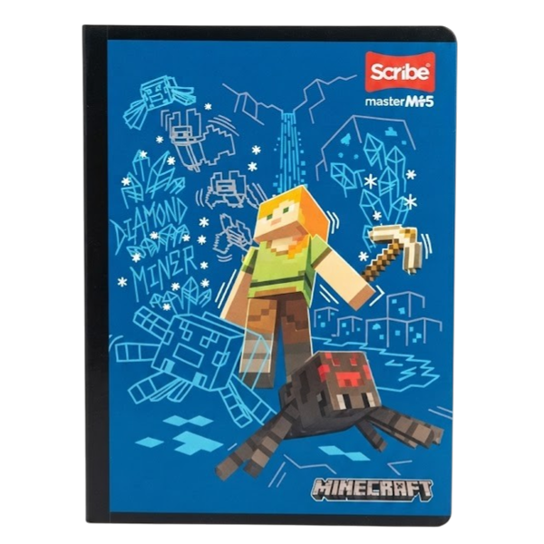 Scribe Master M+S Minecraft Cuaderno 1 Linea X 100H
