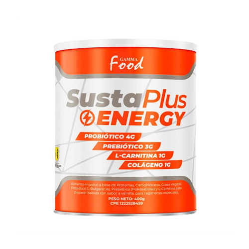Sustaplus Energy Alimento Polvo  Vainilla.400Gr Gamma Food