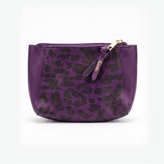 Salome Portacosmetico Morado  Animal Print /  Cos24105