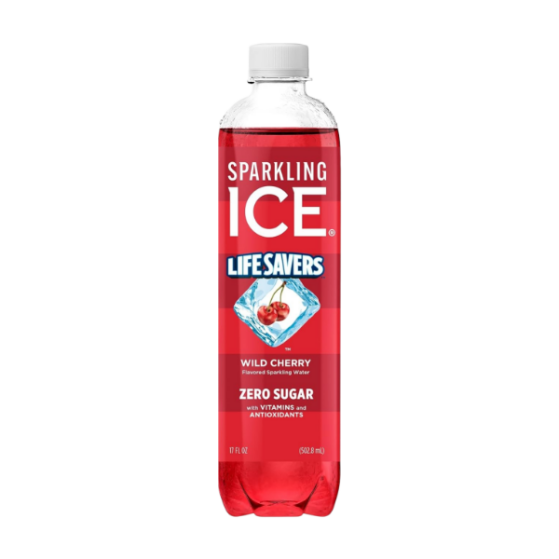 Sparkling Ice Agua Wild Cherry Sin Azucar  502.8Ml