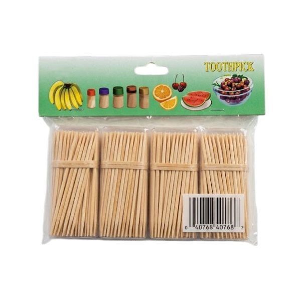 Toothpick Palitos De Madera X 4 Unidades 40768
