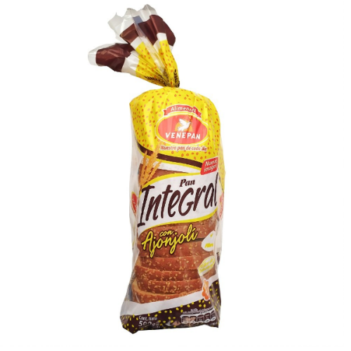 Venepan Pan Integral Con Ajonjoli 500Gr