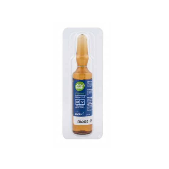 Vitamina C Ampolla 500Mg/5Ml I.M/I.V.Andilab