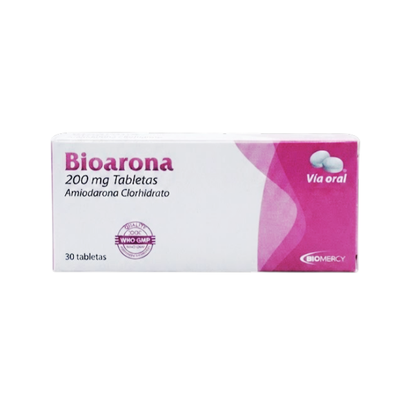 Bioarona Amiodarona 200Mg X 30 Tabletas Biomercy