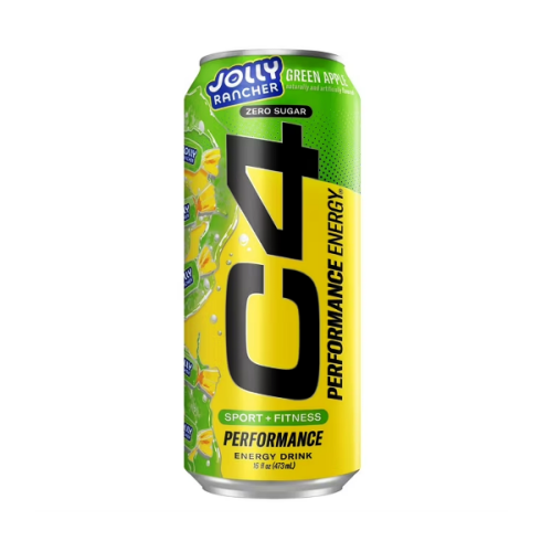 C4 Performance Energy Drink Green Apple Sin Azúcar 473Ml
