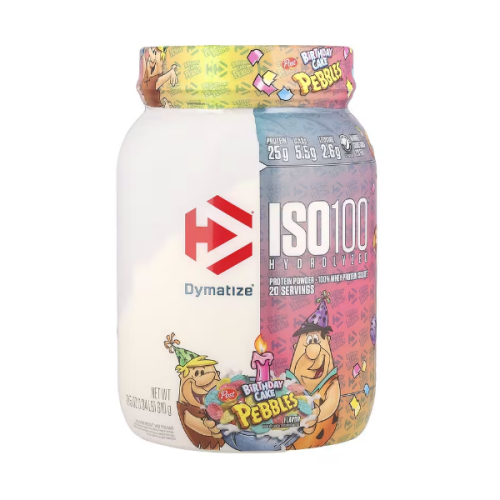 Dymatize Isolate Whey Protein Iso100 Birthday Cake Pebbles 610Gr