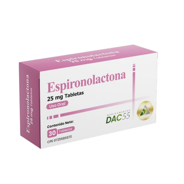 Espironolactona 25Mg X 30 Tabletas Dac55