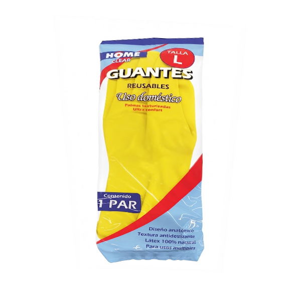 Home Guantes Domesticos De Latex T.L 6282L