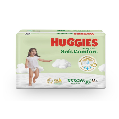 Huggies Pañal Soft Comfort Talla XXXG X 10 Unidades