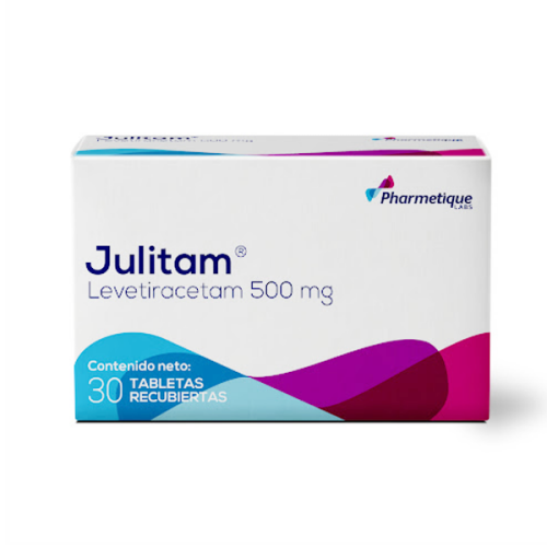 Julitam-Levetiracetam 500Mg X 30 Tabletas Pharmetique