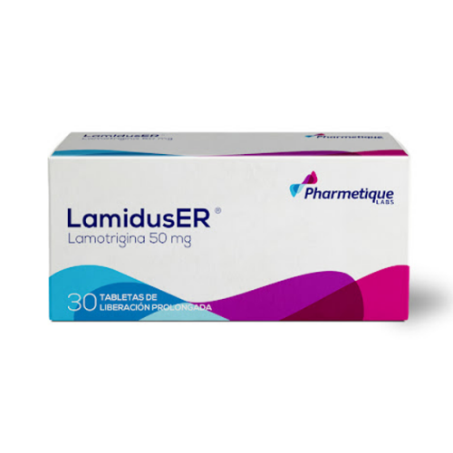 Lamiduser-Lamotrigina 50Mg X 30 Tabletas Pharmetique