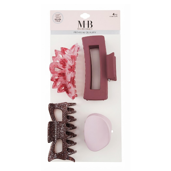 Mhb Set4 Piezas Ganchos P./Cabello  Tsj1264/4