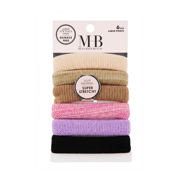 Mhb Set 6 Piezas Colas Para Cabello/Elasticas Surtidas Tse1515