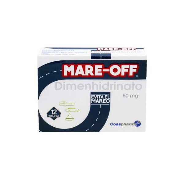 Mare-Off-Dimenhidrinato 50Mg X 12 Tabletas Coaspharma