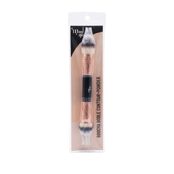 Max Glow Brocha Doble Contorno Y Polvo