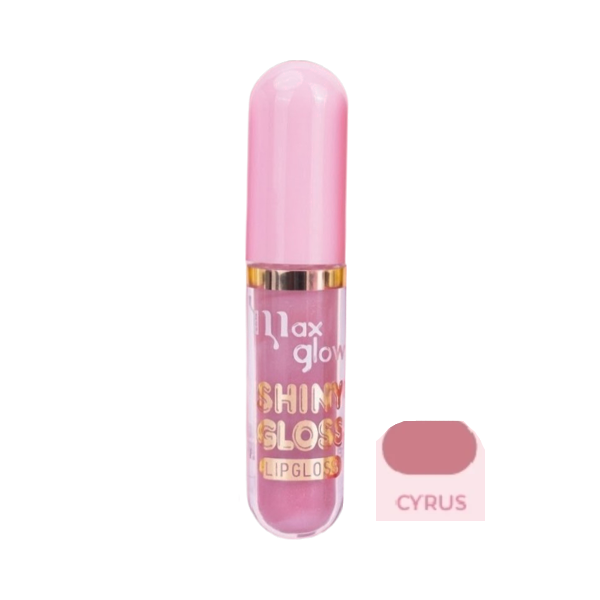 Max Glow Lip Gloss Shiny Gloss Tono Cyrus 3.6Gr