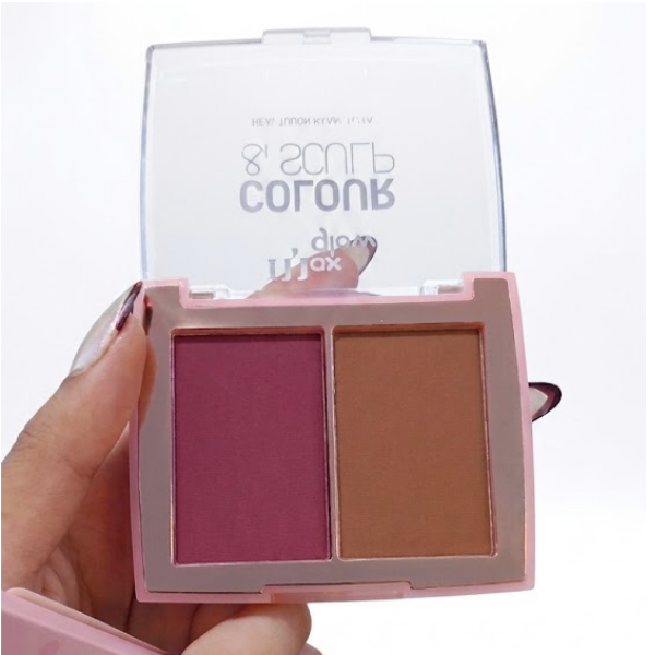 Max Glow Mini Paleta De Rubor Y Contorno Tono 04 5Gr - Imagen 2