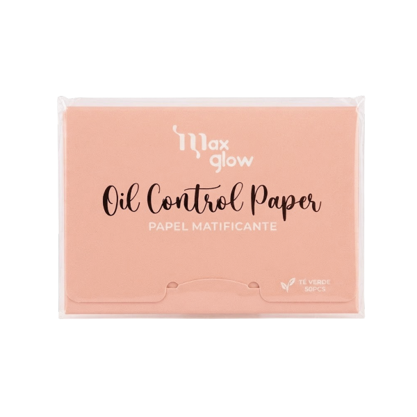 Max Glow Papel P. Control De Grasa 50Pcs