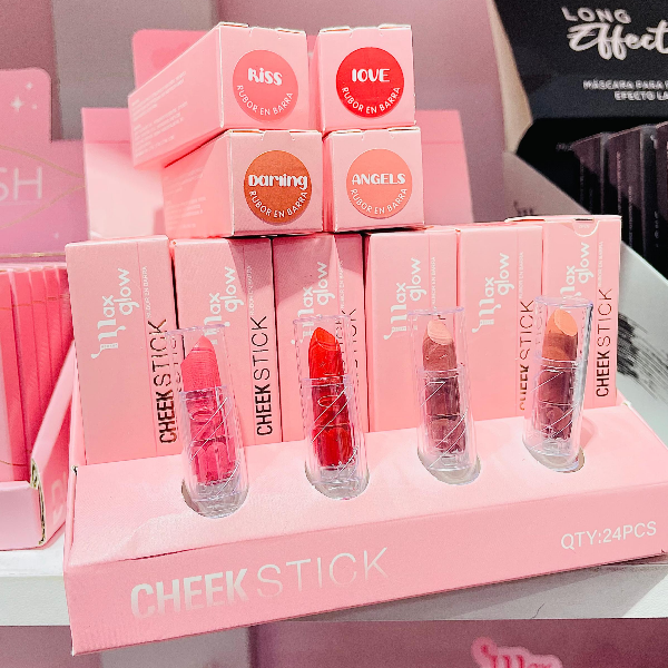 Max Glow Rubor En Barra Cheek Stick Tono Angels 5Gr - Imagen 5