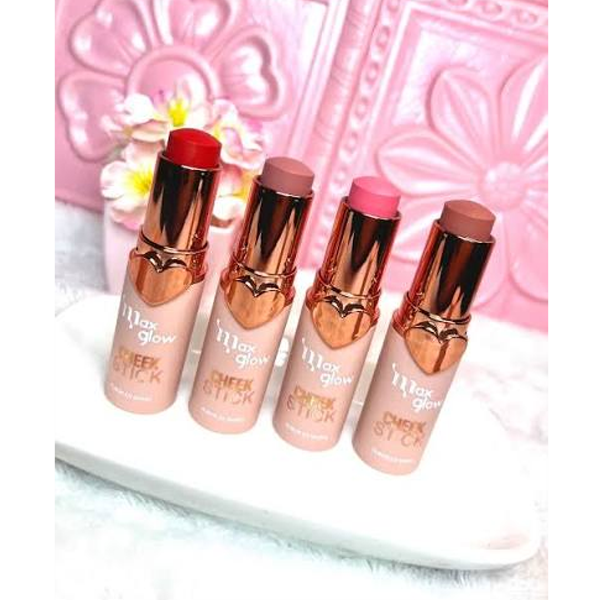 Max Glow Rubor En Barra Cheek Stick Tono Angels 5Gr - Imagen 4