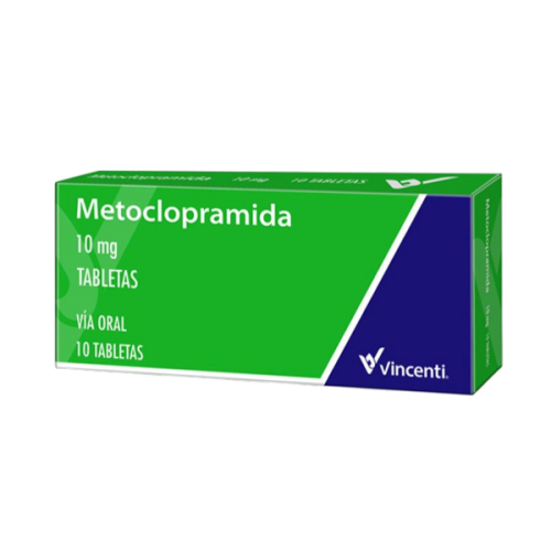 Metoclopramida 10Mg X 10 Tabletas Vincenti