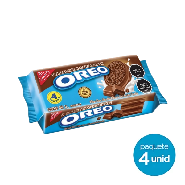 Oreo Doble Chocolate Tubo 32Gr.