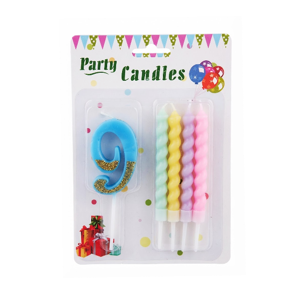 Party Candles Velas De Cumpleaños X 5  Unidades 39413