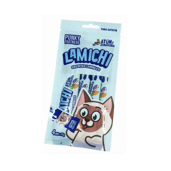 Punky Partnes Snack  Atun Y Zanahoria Cremitas 4X15Gr