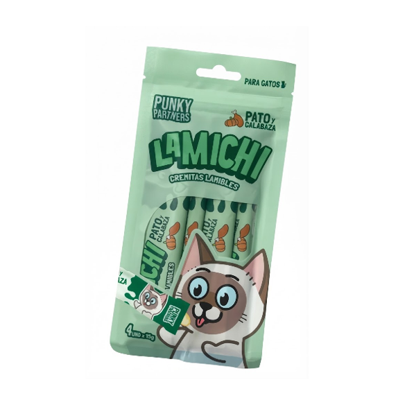Punky Partnes Snack  Pato Y Calabaza Cremitas 4X15Gr