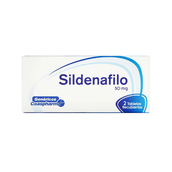 Sildenafil 50Mg X 2 Tabletas Coaspharma