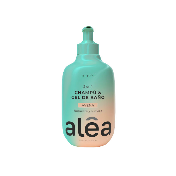 Alea Champú Y Gel 2 En 1 Bebe Avena 400Ml
