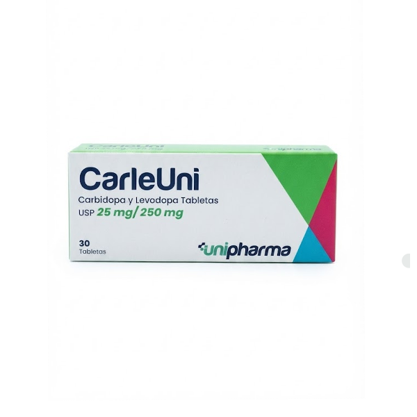 Carbidopa + Levodopa 250Mg/25Mg X 30 Tabletas Unipharma