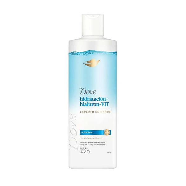 Dove Champu Hidratacion+Hialuron/Vit 370Ml