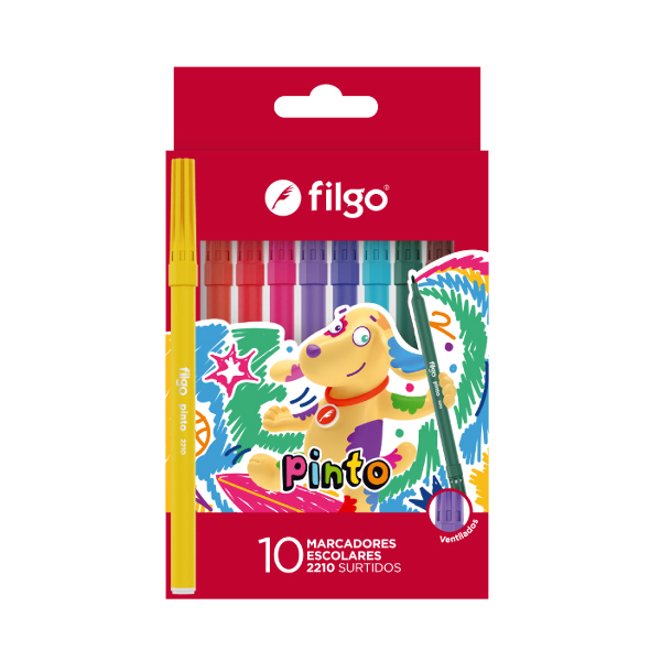 Filgo Marcadores Escolares 2210 X 10 Unidades Cm2210-E10-Sur