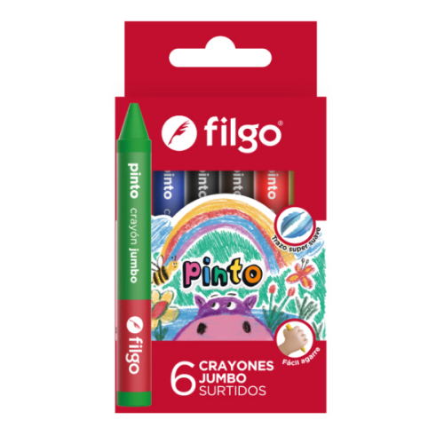 Filgo Pinto Crayones Jumbo X 6 Unidades Wxcj-E6-Sur