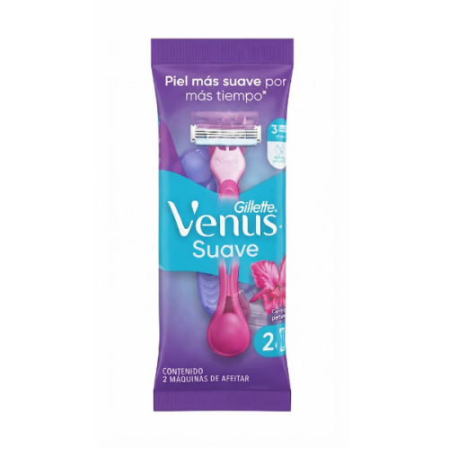 Gillette Venus Afeitadora Suave X2 Unidades