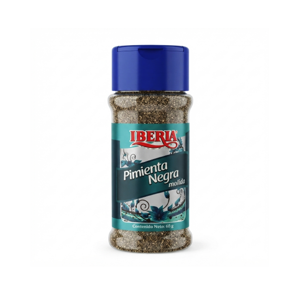 Iberia Pimienta Negra En Polvo 60Gr