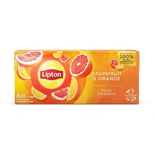 Lipton Te Infusion Grapefruit & Orange 20 Sobres
