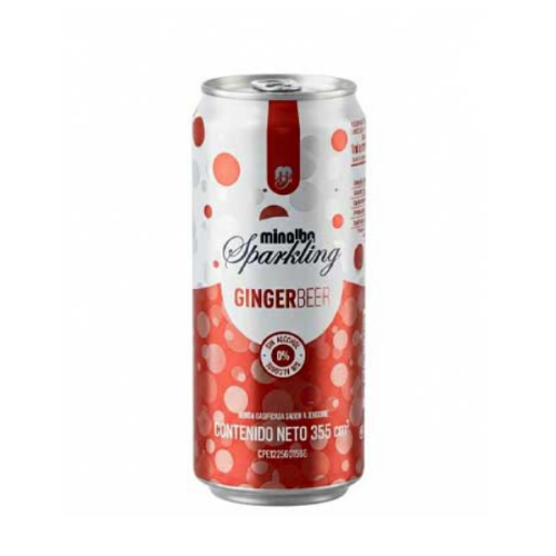 Minalba Sparkling Gingerbeer Soda 355Ml