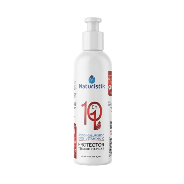 Naturistik Protector Termico Capilar Acido Hialuronico Con Vitamina C 10 En 1.240Ml