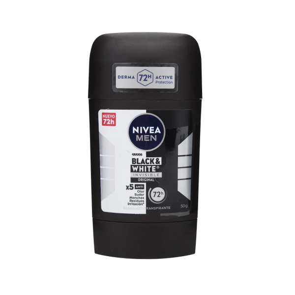 Nivea Desodorante Men Black & White Barra 50Gr.