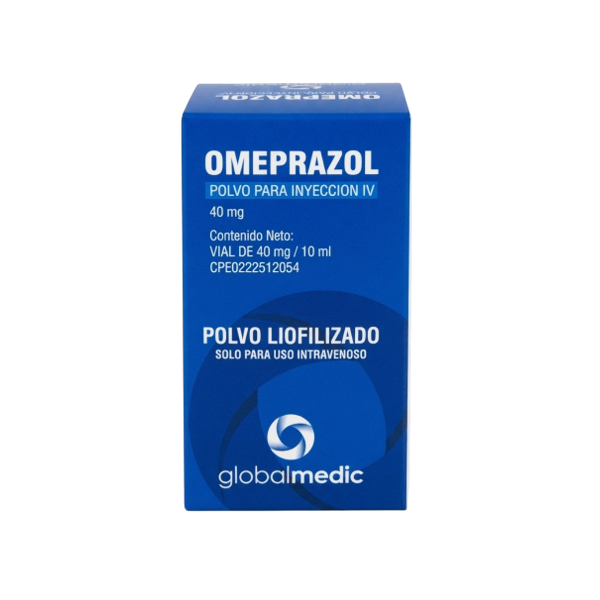 Omeprazol Ampolla 40Mg/10 Ml I.V Globalmedic