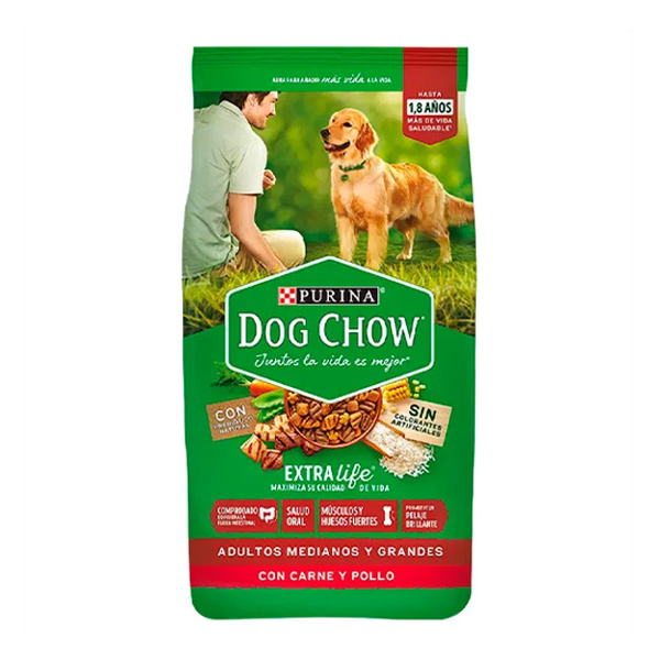 Purina Dog Chow Adulto Carne Y Pollo 1Kg.