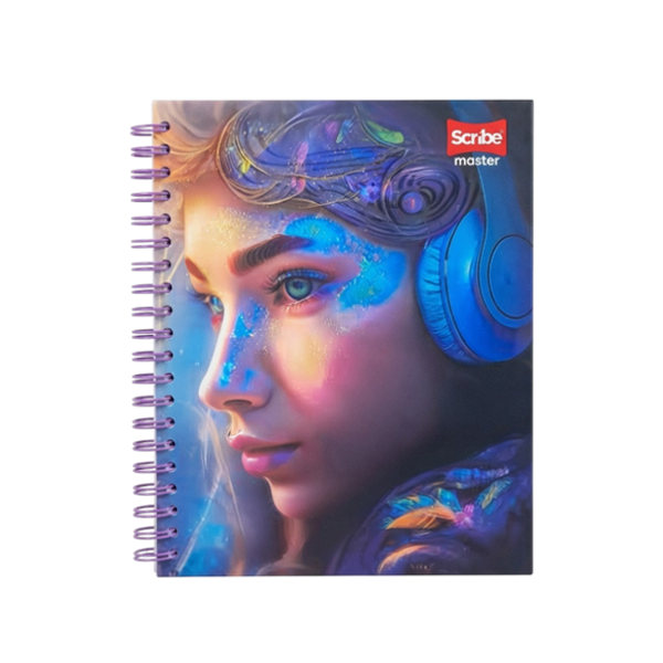 Scribe Master Libreta Argollada 6 Materias X 150 Hojas
