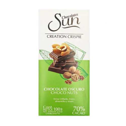 Sun Chocolate Chocolate Crispie Chocolate Nuts 100Gr.