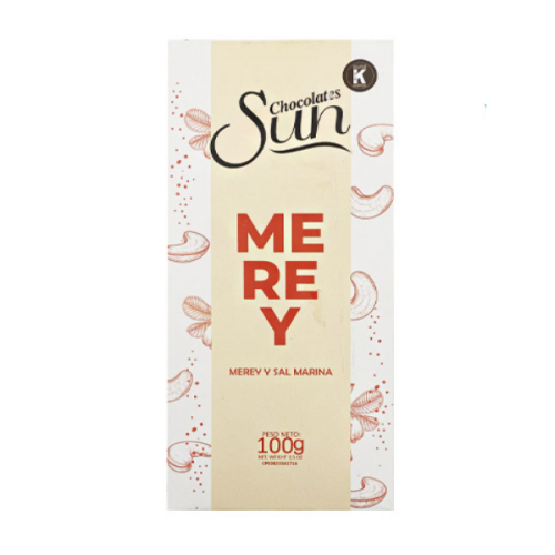 Sun Chocolate Oscuro 70% Merey Sin Azucar 100Gr.