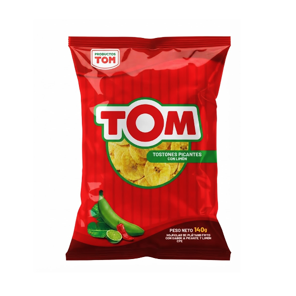 Tom Toston Picante Con Limon 140Gr.
