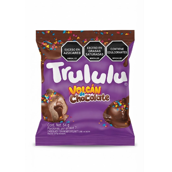 Trululu Gomitas Volcan De Chocolate 54GR.
